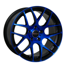 THRUST ANODIZED BLUE FACE BLACK WINDOWS